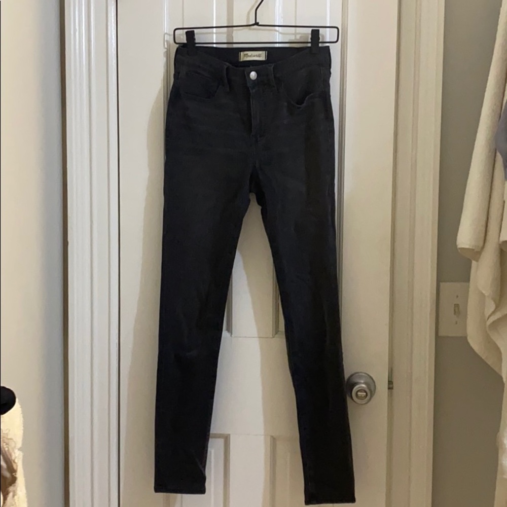 Madewell Black High Rise Skinny Jeans Roadtripper